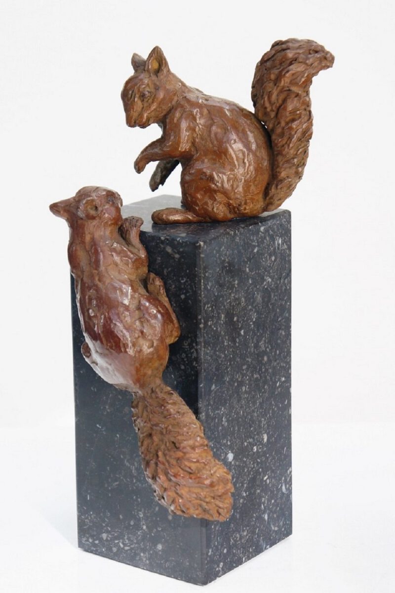 bronzen eekhoorns Diane Timmer 