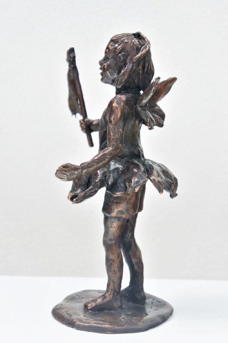 bronzen beeld meisje Diane Timmer