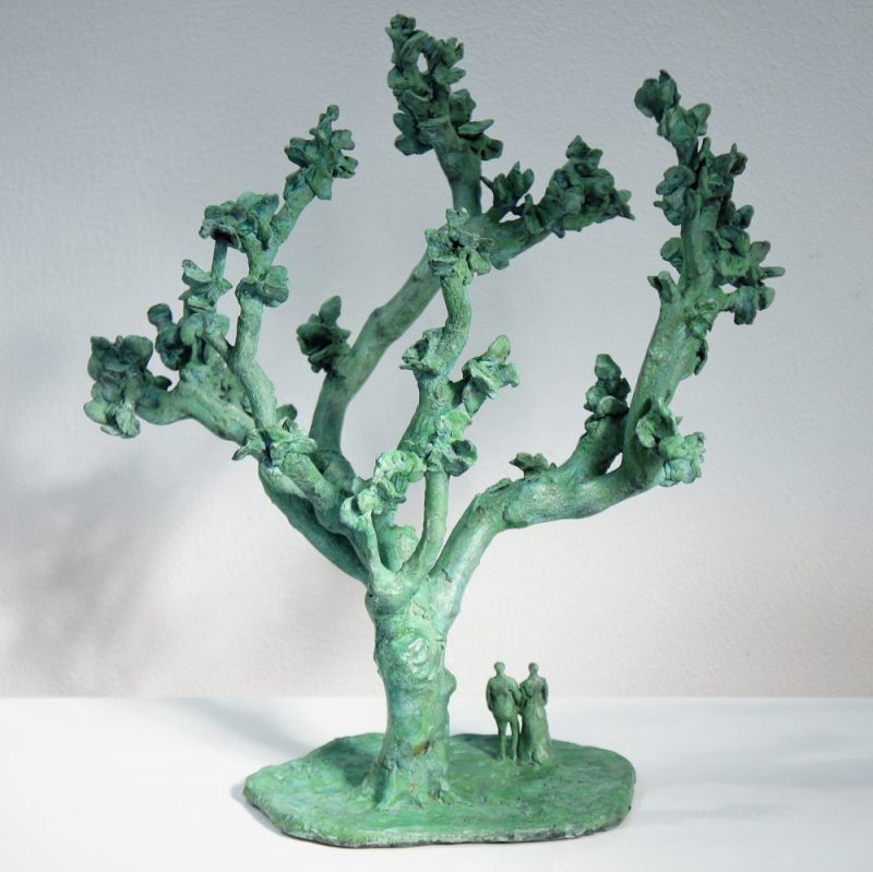 levensboom bronzen beeld Diane Timmer 